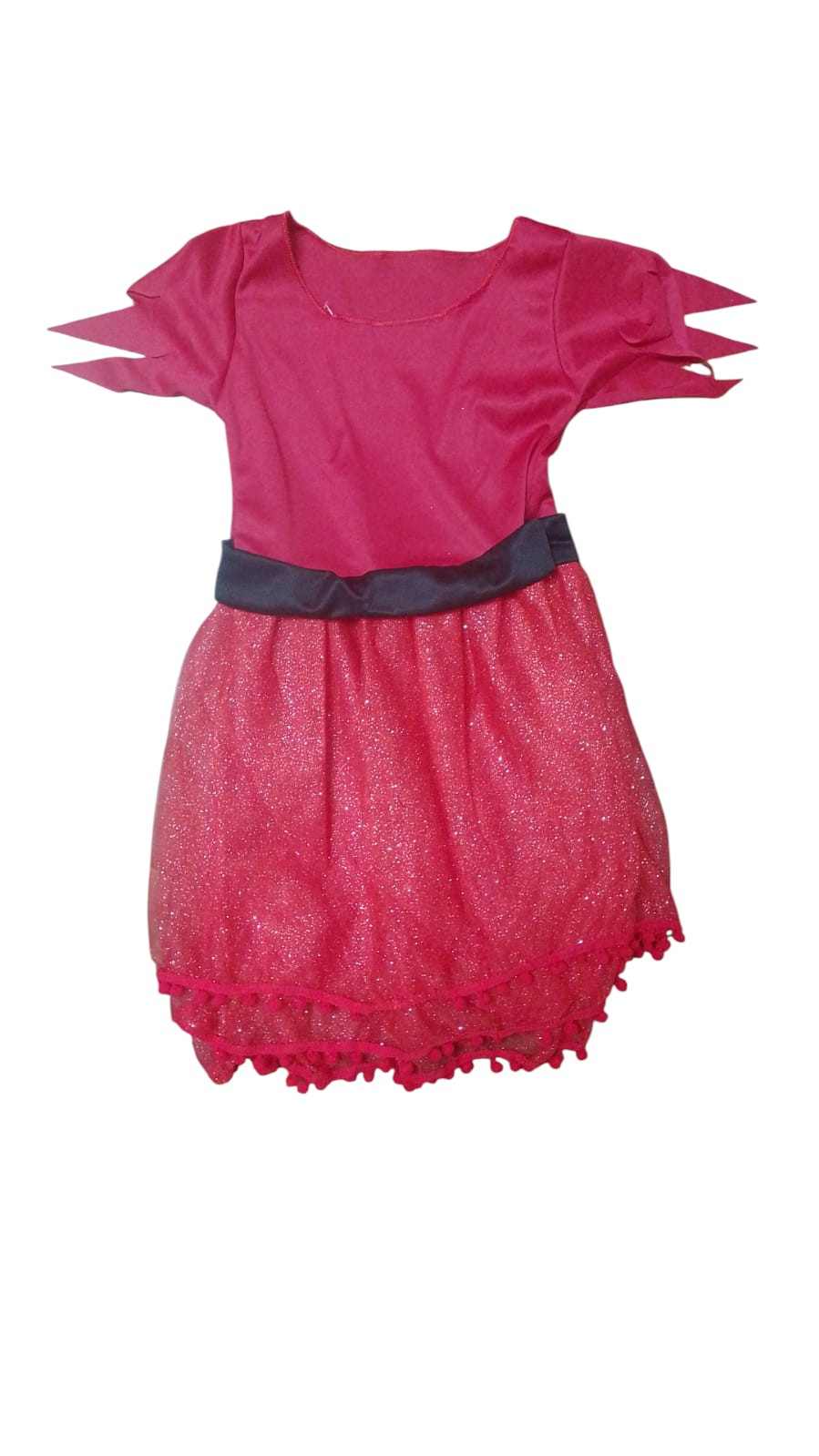 FANTASIA DIABINHA VESTIDO LUXO